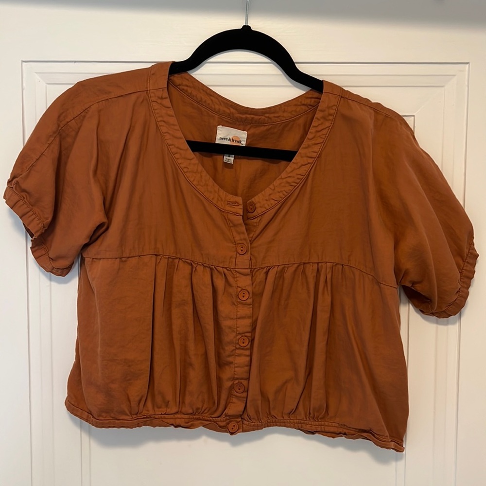 Neve & Hawk Haven Cropped Shirt
